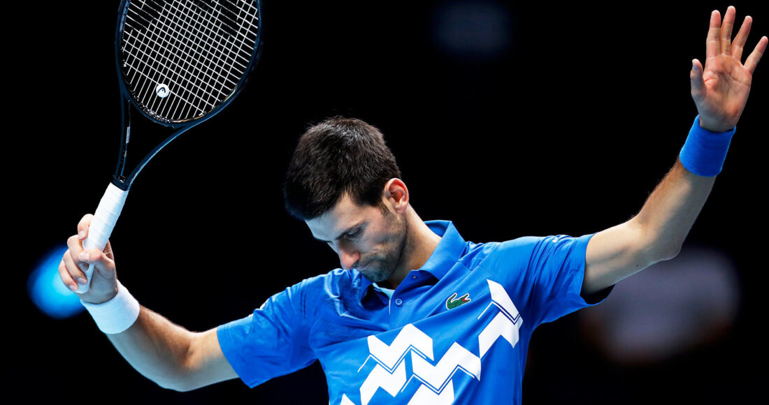 Джокович ударил ракеткой по боксу сборной Сербии после вылета с ATP Cup