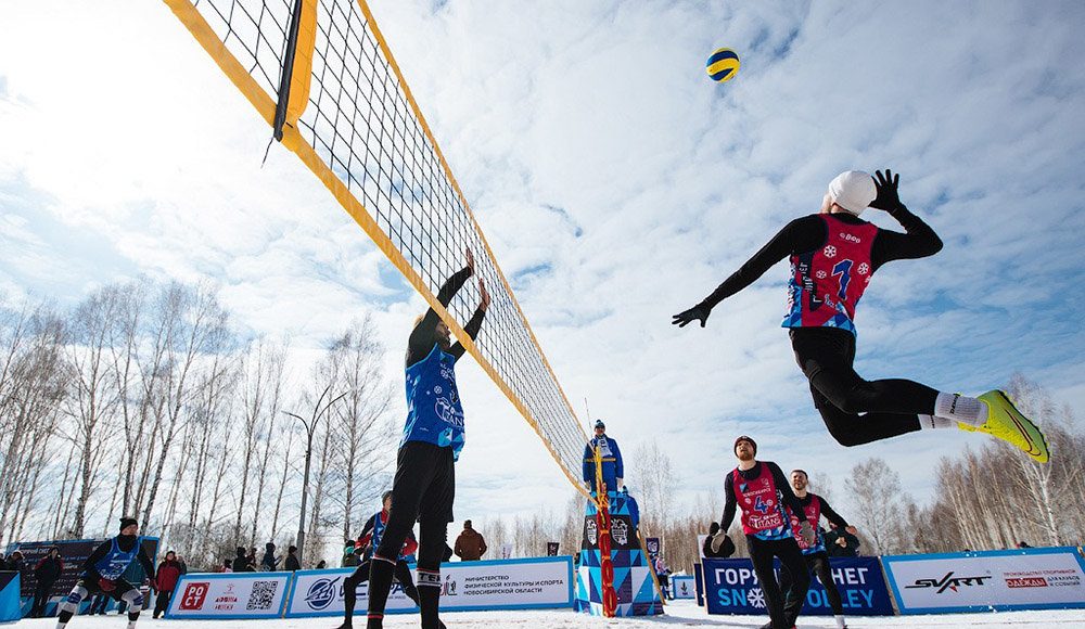 На курорте Шерегеш пройдет чемпионат России по волейболу на снегу