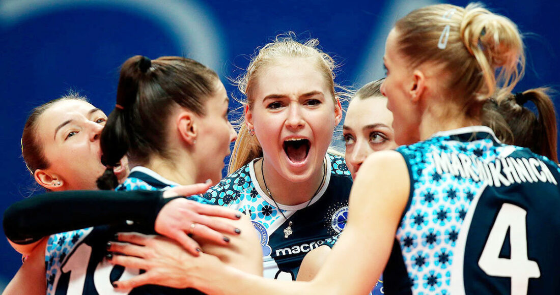 Волейболистки «Динамо-Ак Барс» выиграли регулярный чемпионат женской Суперлиги