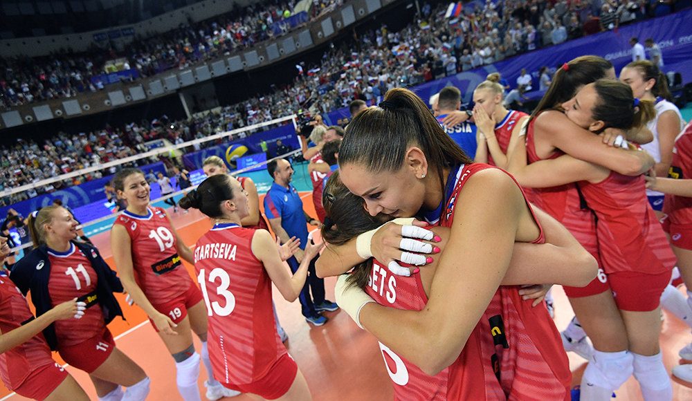 Женская сборная РФ по волейболу обыграла Бельгию в Лиге наций