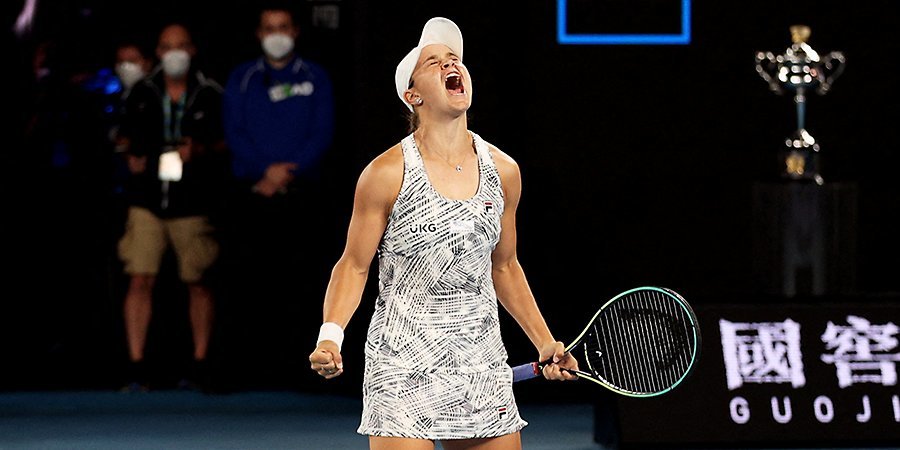Первая ракетка мира Барти впервые выиграла Australian Open