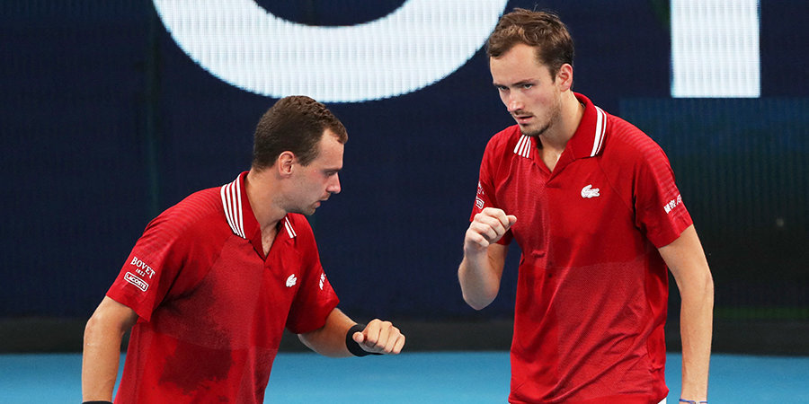 Сборная России обыграла Францию на ATP Cup