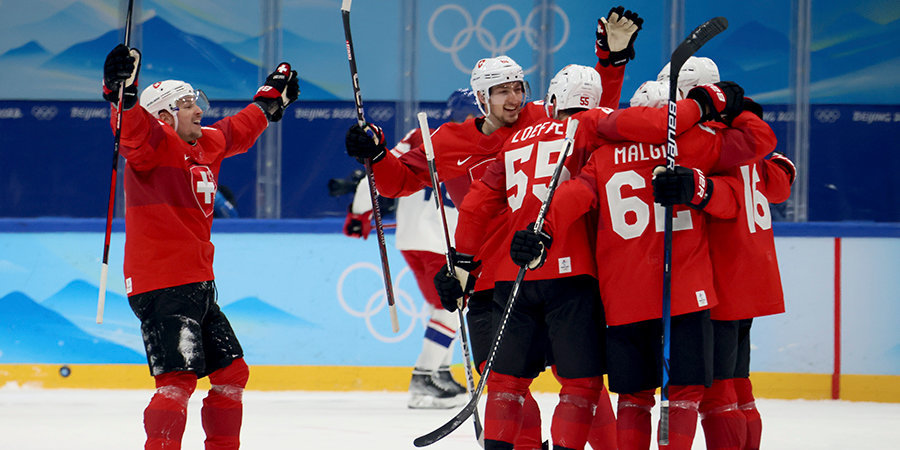 Швейцарские хоккеисты обыграли чехов и стали соперниками команды Финляндии по четвертьфиналу ОИ