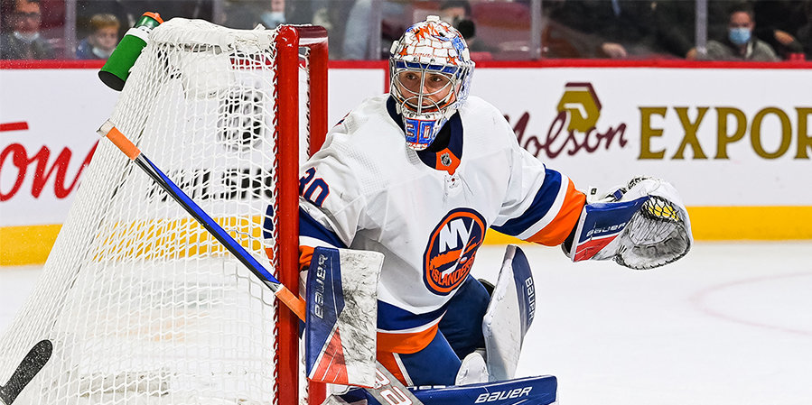 Сорокин стал первой звездой матча НХЛ с «Коламбусом», он сделал 6-й шатаут в сезоне