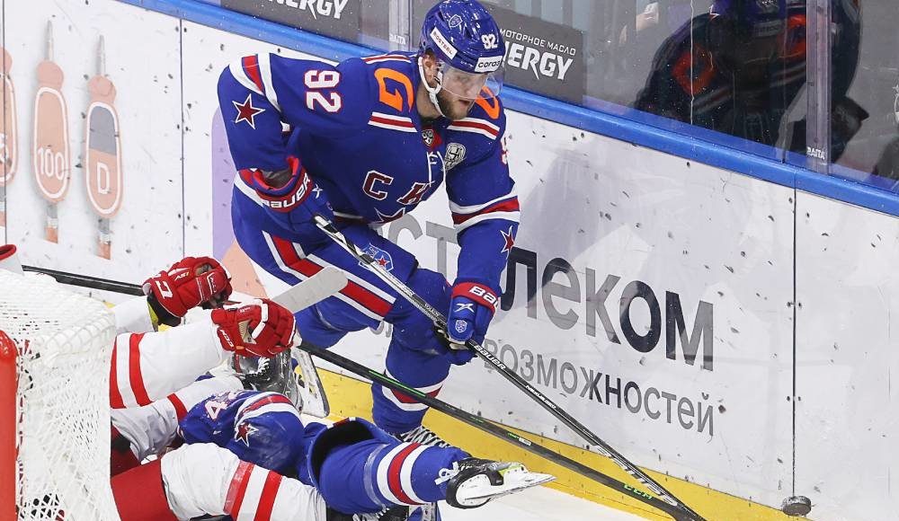 СКА сравнял счет в серии плей-офф КХЛ со "Спартаком"