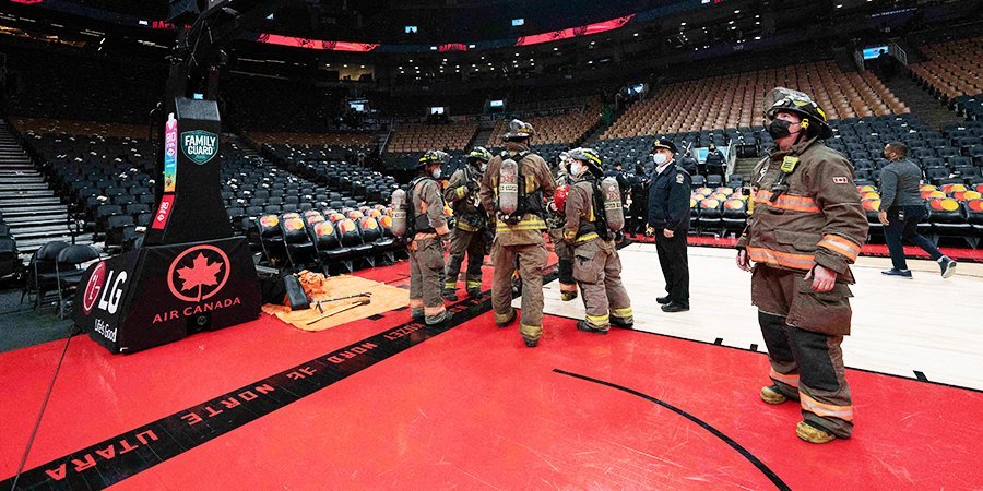 Болельщики были эвакуированы во время матча НБА из-за возгорания