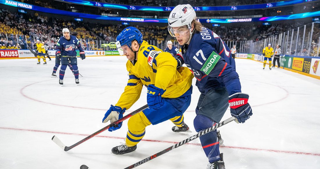 Сборная США в овертайме обыграла шведов на ЧМ-2022 по хоккею