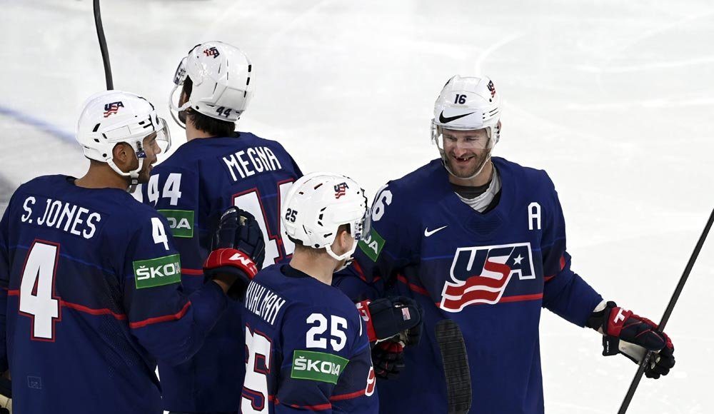 Словакия и США стартовали с побед на ЧМ по хоккею