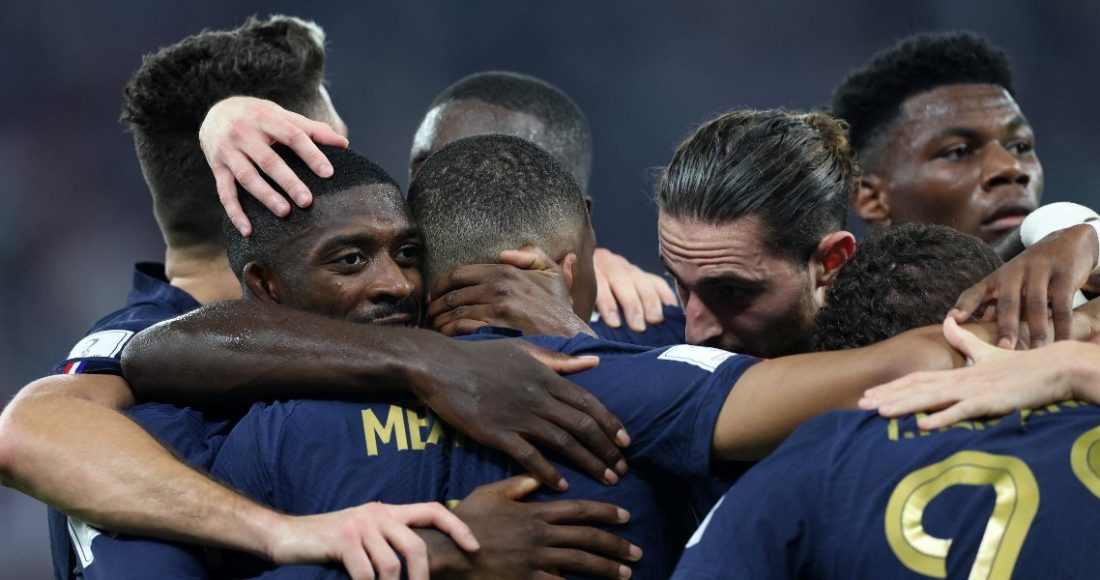 Сборная Франции обыграла команду Дании благодаря дублю Мбаппе и первой вышла в плей-офф ЧМ-2022