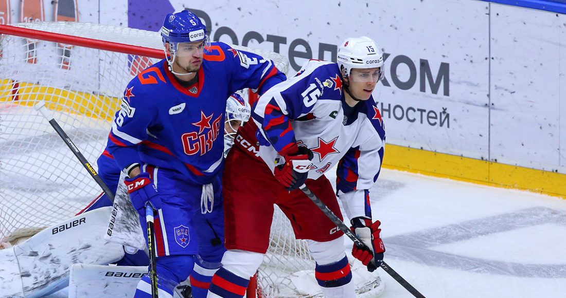 СКА обыграл ЦСКА в матче регулярного чемпионата КХЛ