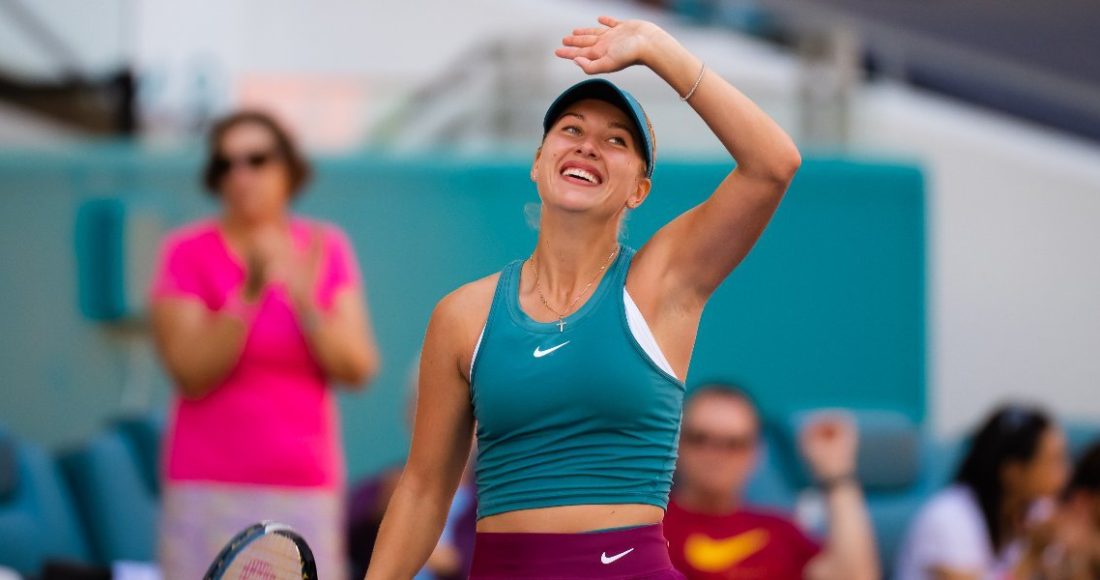 Анастасия Потапова вышла в четвертьфинал теннисного турнира в Майами