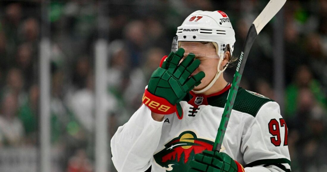 Капризов не забивает 14 периодов. Что творится с главной молодой звездой России в НХЛ?