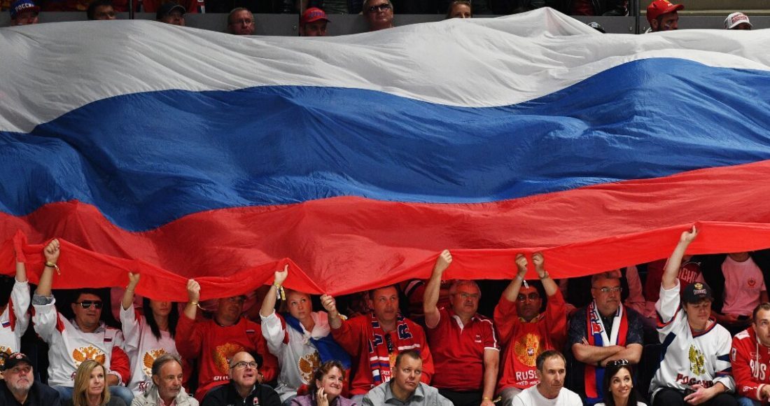 Прибалтийское дно. На чемпионате мира по хоккею объявили войну… флагу России!