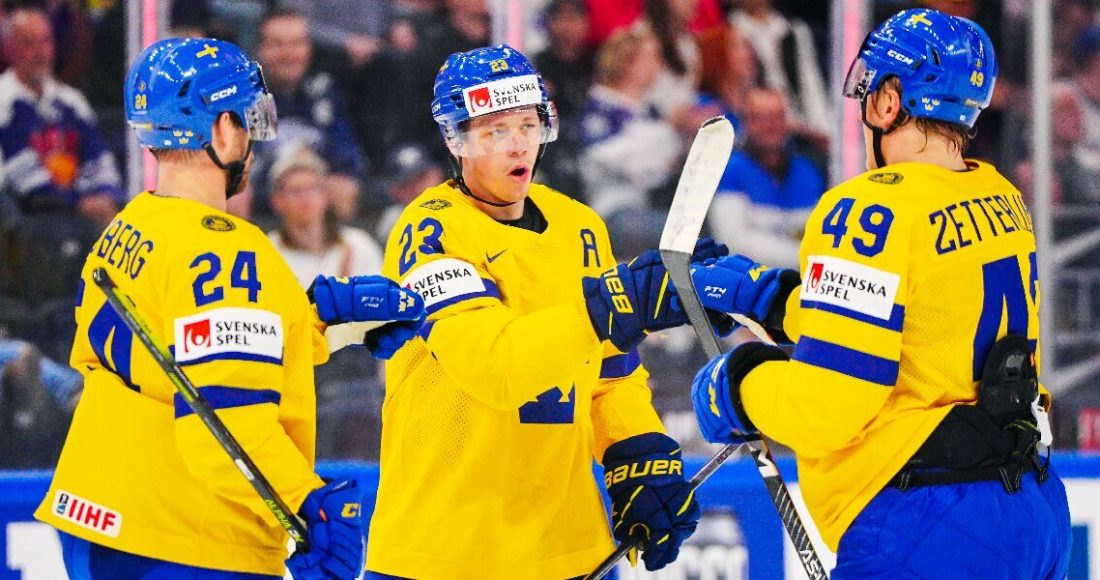 Сборные Швеции, США и Швейцарии одержали пятые победы на ЧМ-2023 по хоккею