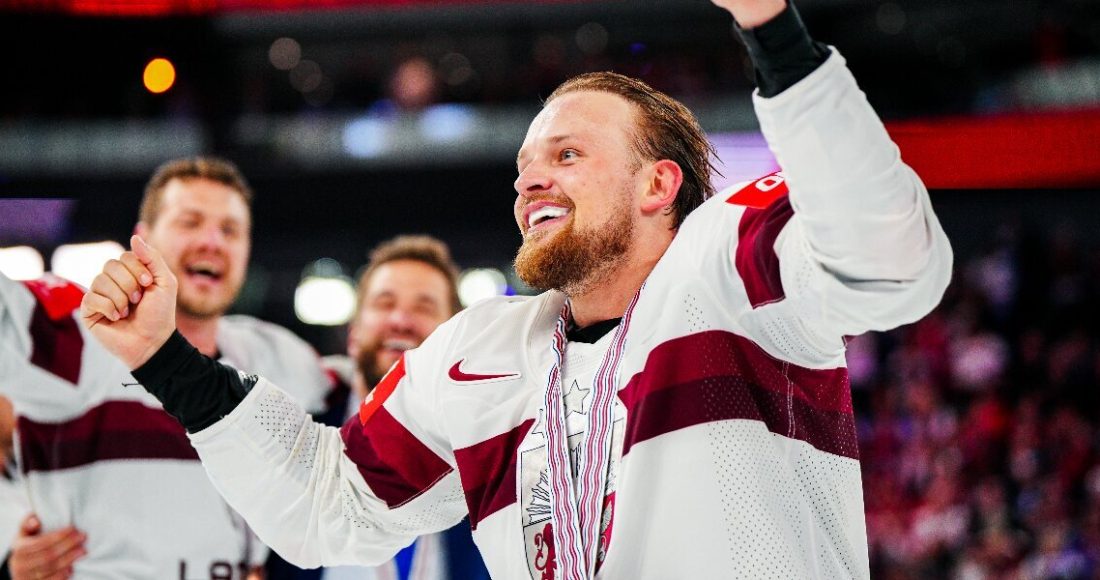 Сборная Латвии в овертайме победила команду США в матче за третье место на ЧМ-2023 по хоккею