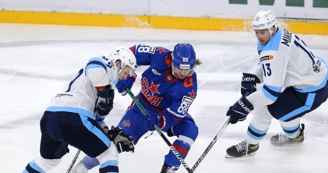 СКА проиграл «Сибири» и потерпел пятое поражение подряд в КХЛ