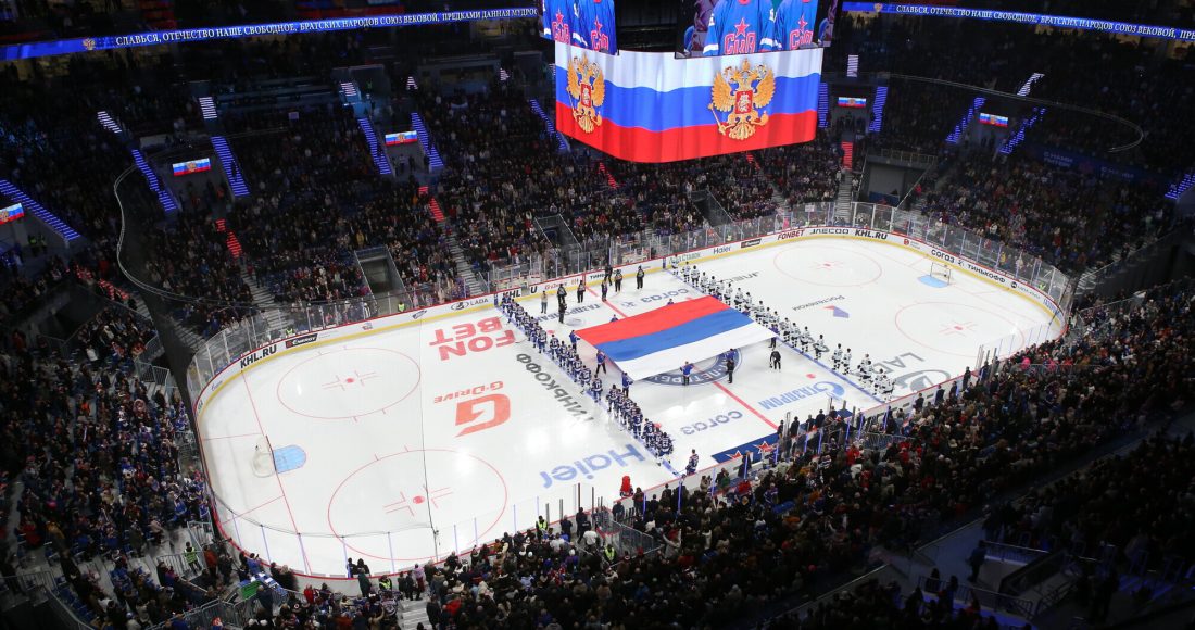Первый матч СКА на новой арене в Санкт‑Петербурге установил мировой рекорд посещаемости для хоккейных стадионов