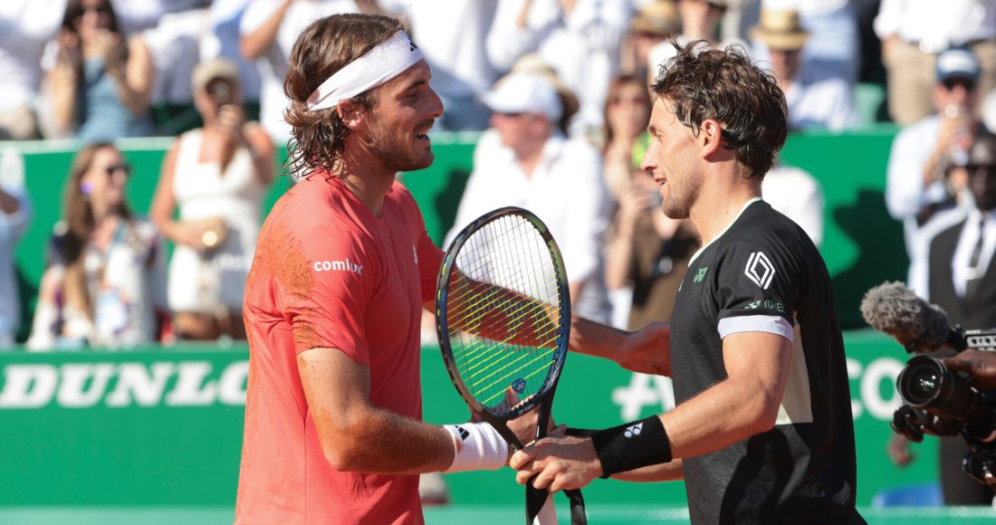 Циципас и Рууд встретятся в финале турнира ATP в Барселоне. Неделю назад соперники разыграли титул в Монте‑Карло