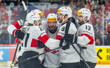 Сборная Швейцарии победила команду Финляндии в матче ЧМ по хоккею, Швеция выиграла седьмой матч подряд